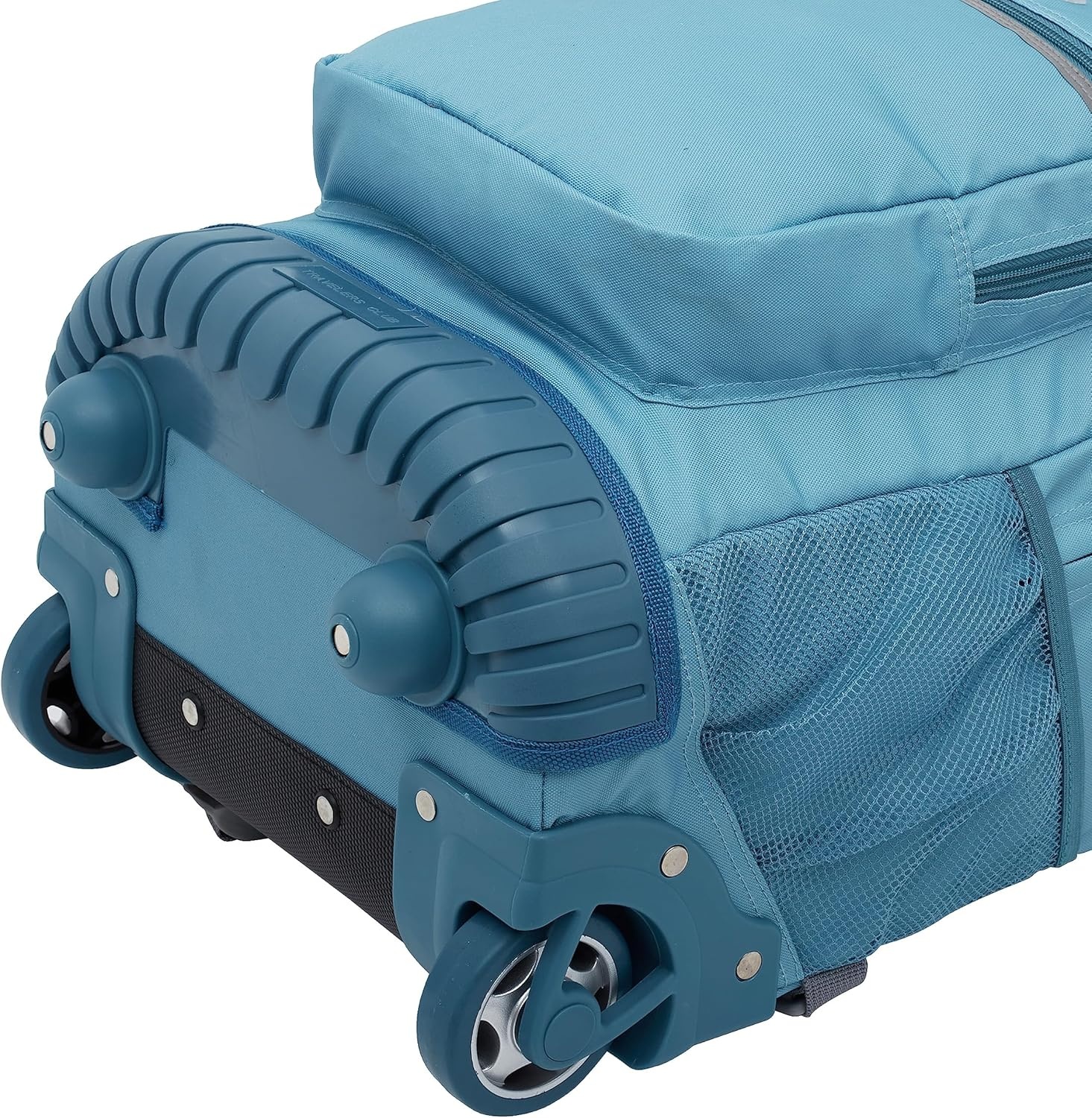 image:imageTravelers Club 18 Rolling Backpack with Shoulder Straps BlackAqua