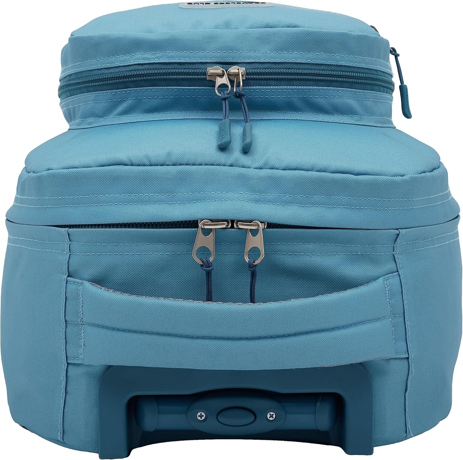 image:imageTravelers Club 18 Rolling Backpack with Shoulder Straps BlackAqua