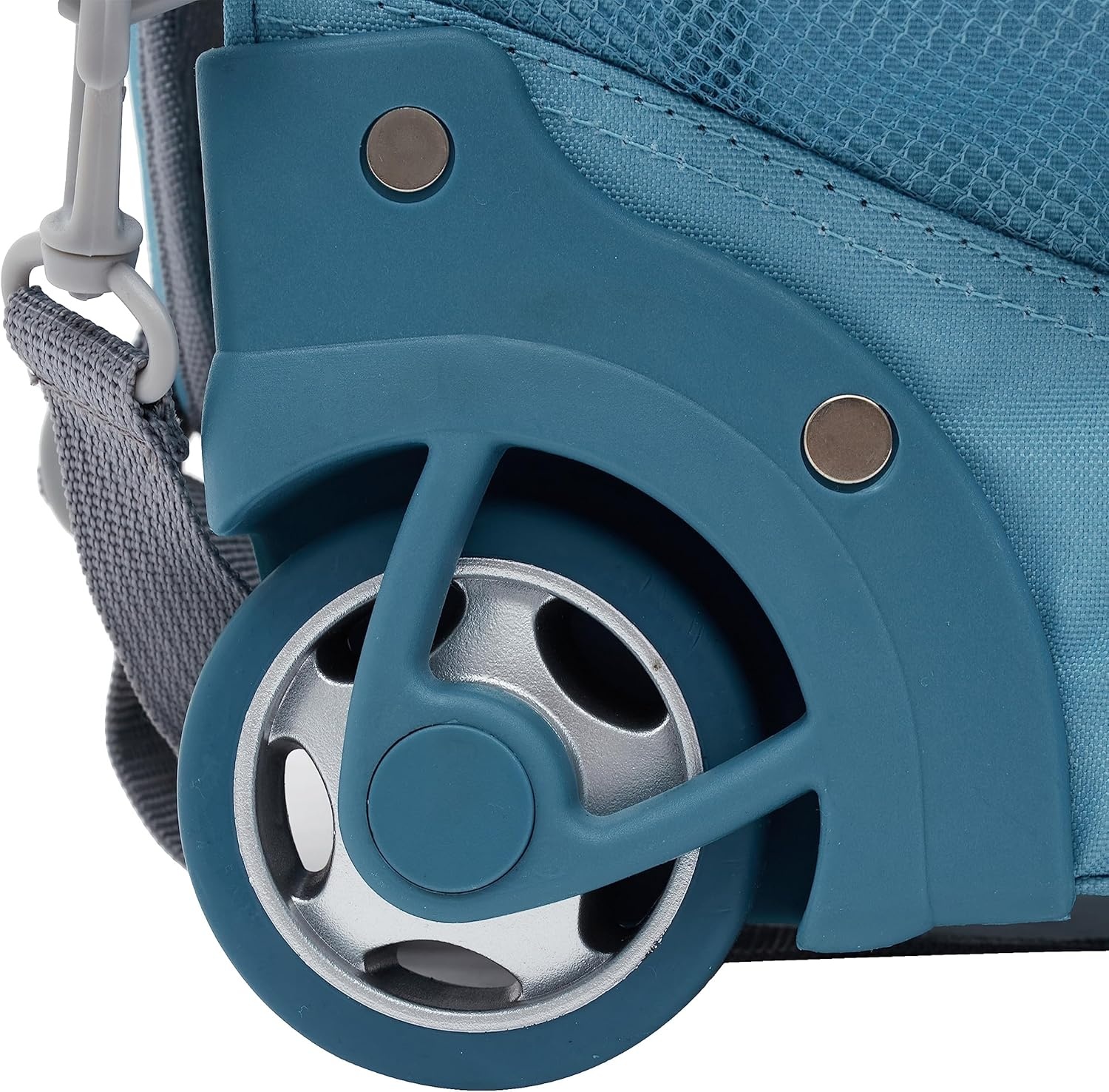image:imageTravelers Club 18 Rolling Backpack with Shoulder Straps BlackAqua