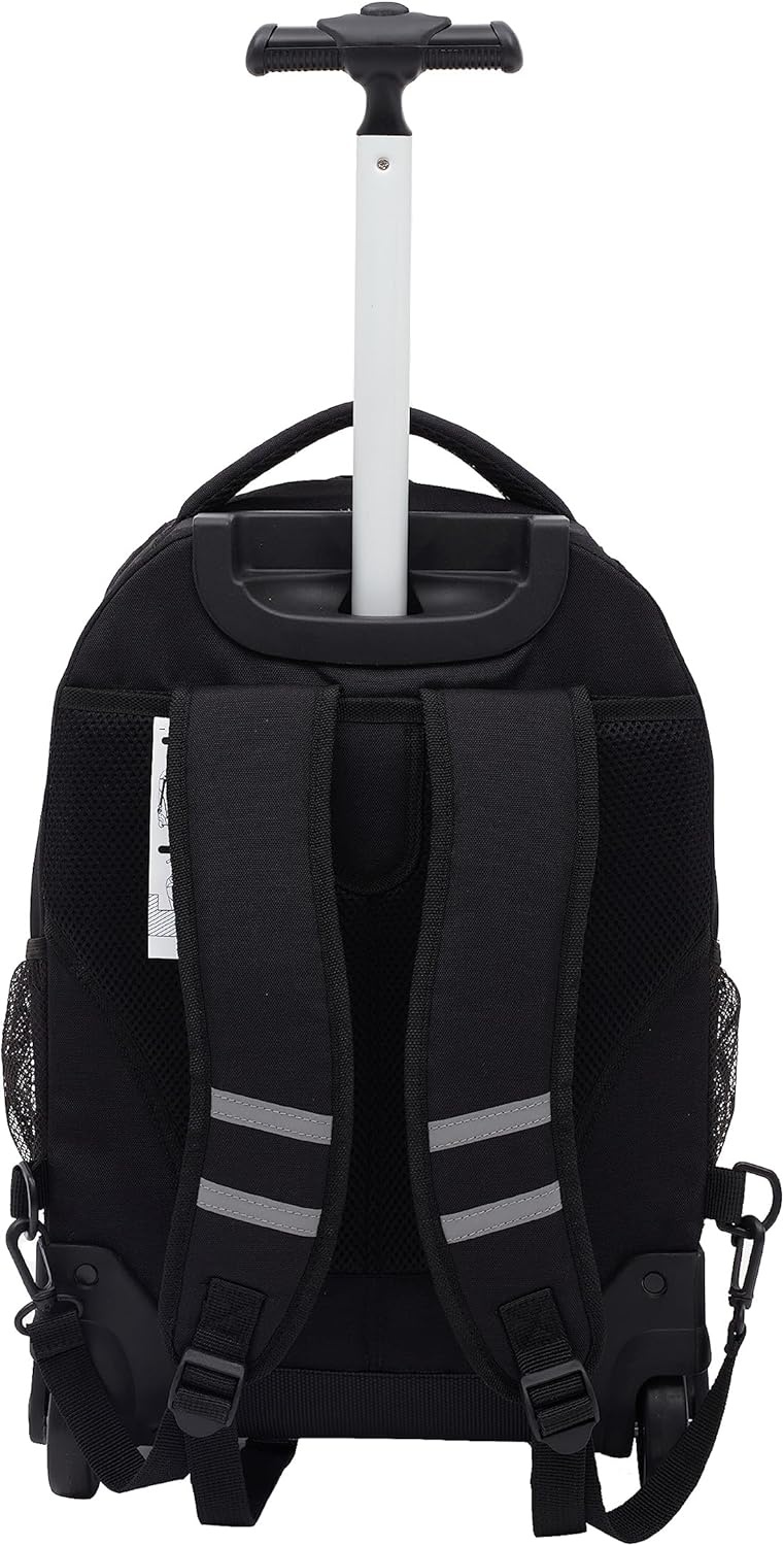 image:imageTravelers Club 18 Rolling Backpack with Shoulder Straps BlackBlack