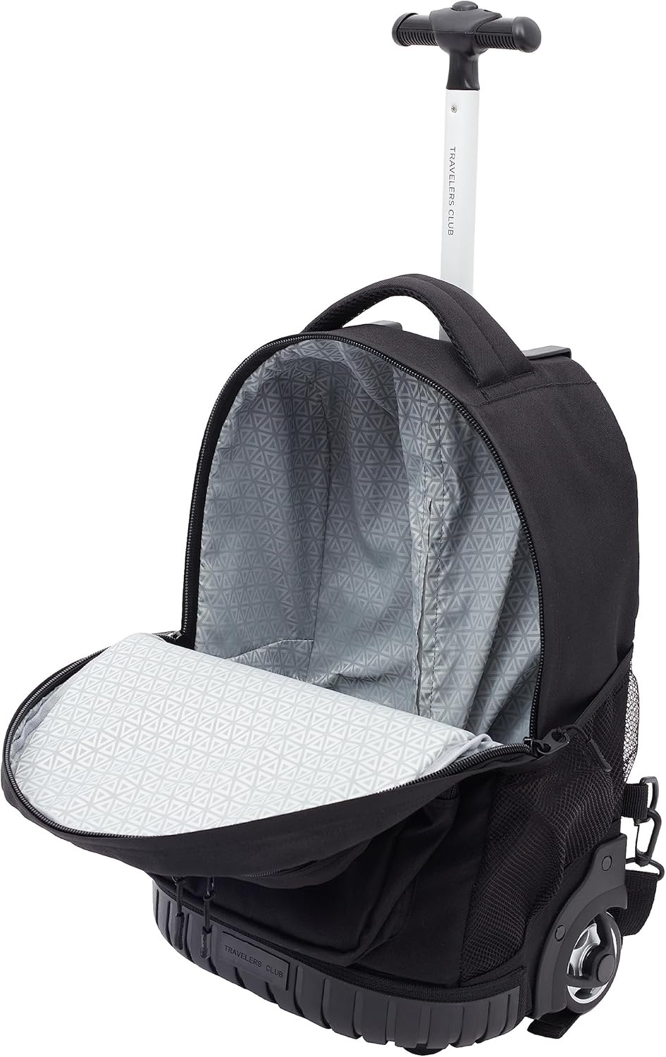 image:imageTravelers Club 18 Rolling Backpack with Shoulder Straps BlackBlack