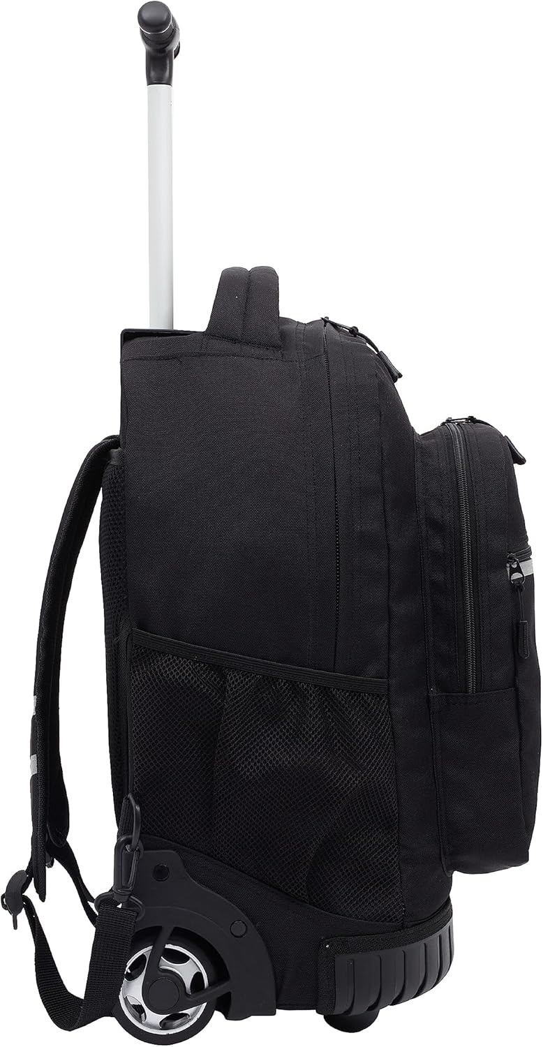image:imageTravelers Club 18 Rolling Backpack with Shoulder Straps BlackBlack