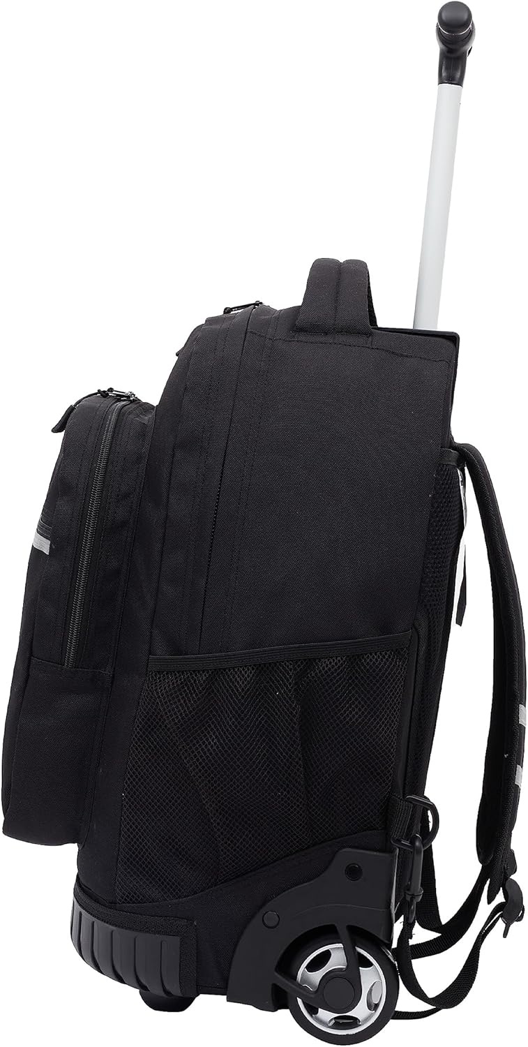 image:imageTravelers Club 18 Rolling Backpack with Shoulder Straps BlackBlack