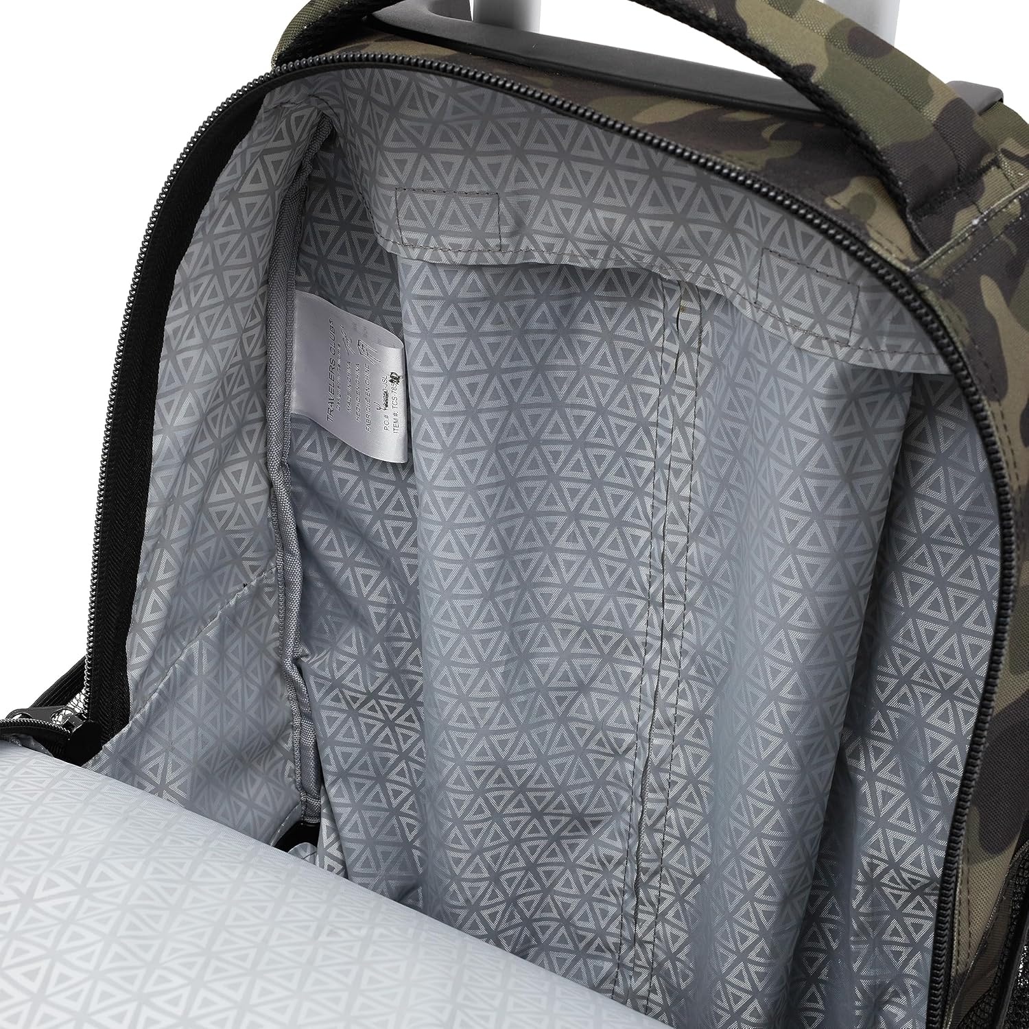 image:imageTravelers Club 18 Rolling Backpack with Shoulder Straps BlackCamo