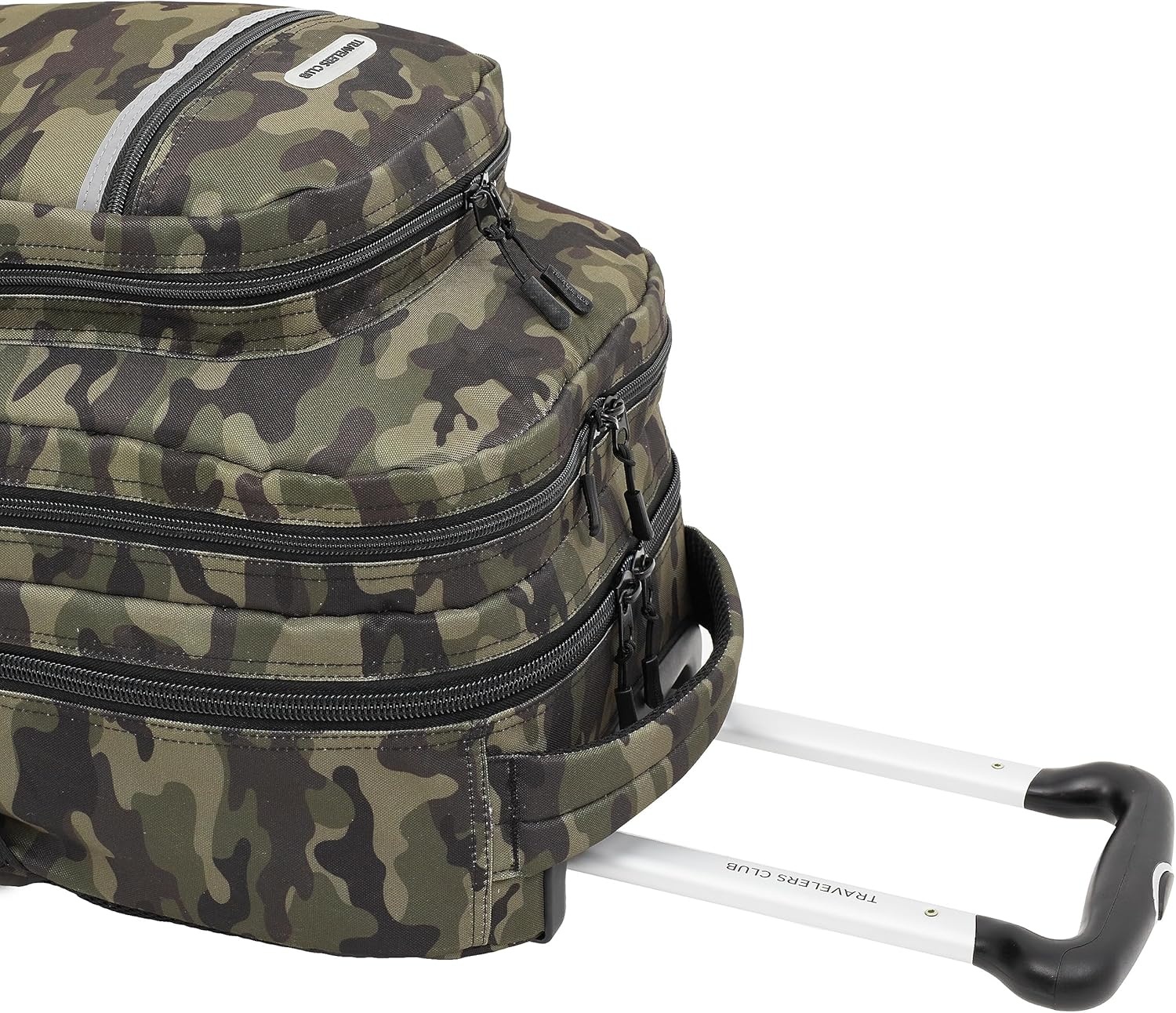 image:imageTravelers Club 18 Rolling Backpack with Shoulder Straps BlackCamo