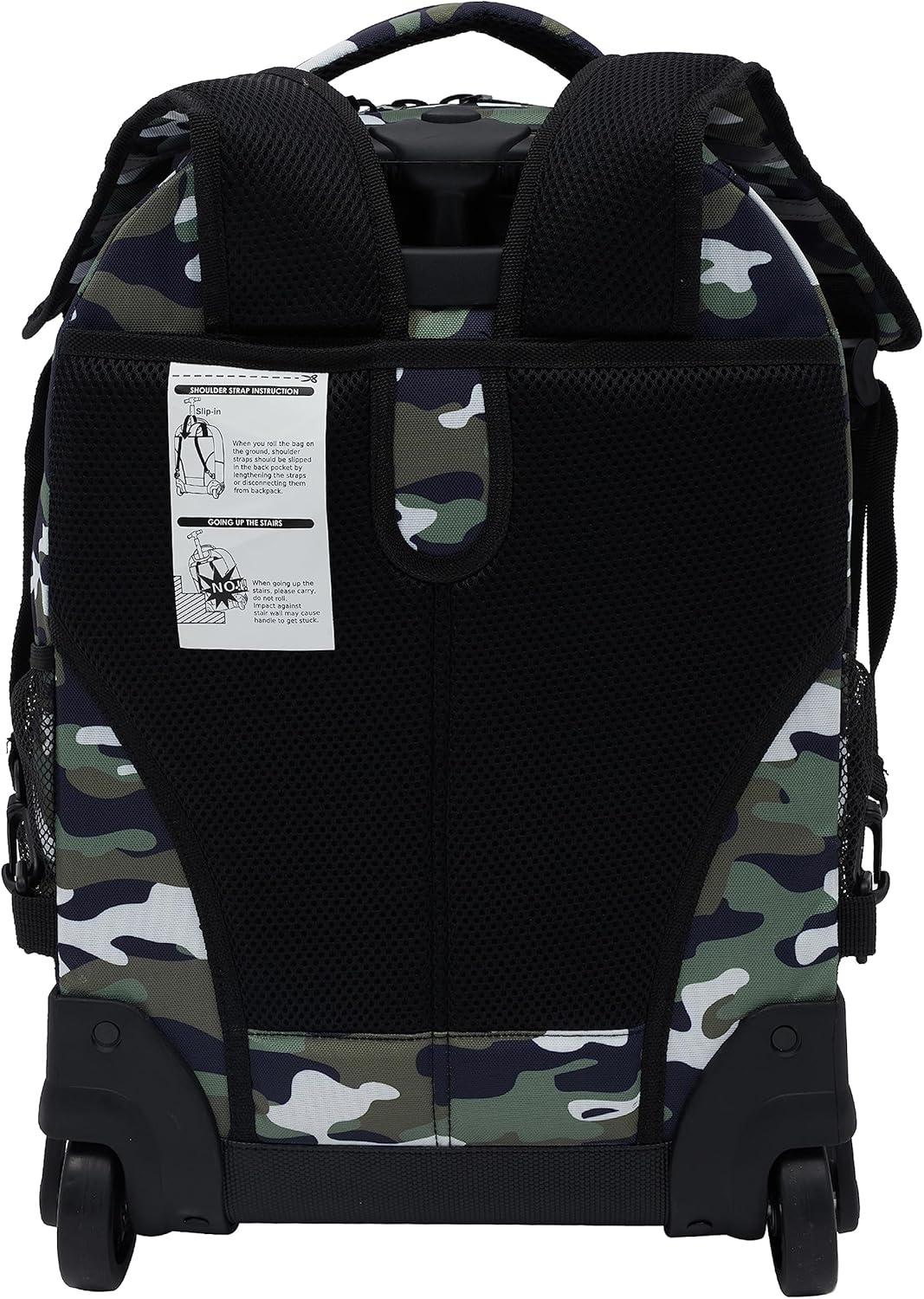 image:imageTravelers Club 18 Rolling Backpack with Shoulder Straps BlackCamo
