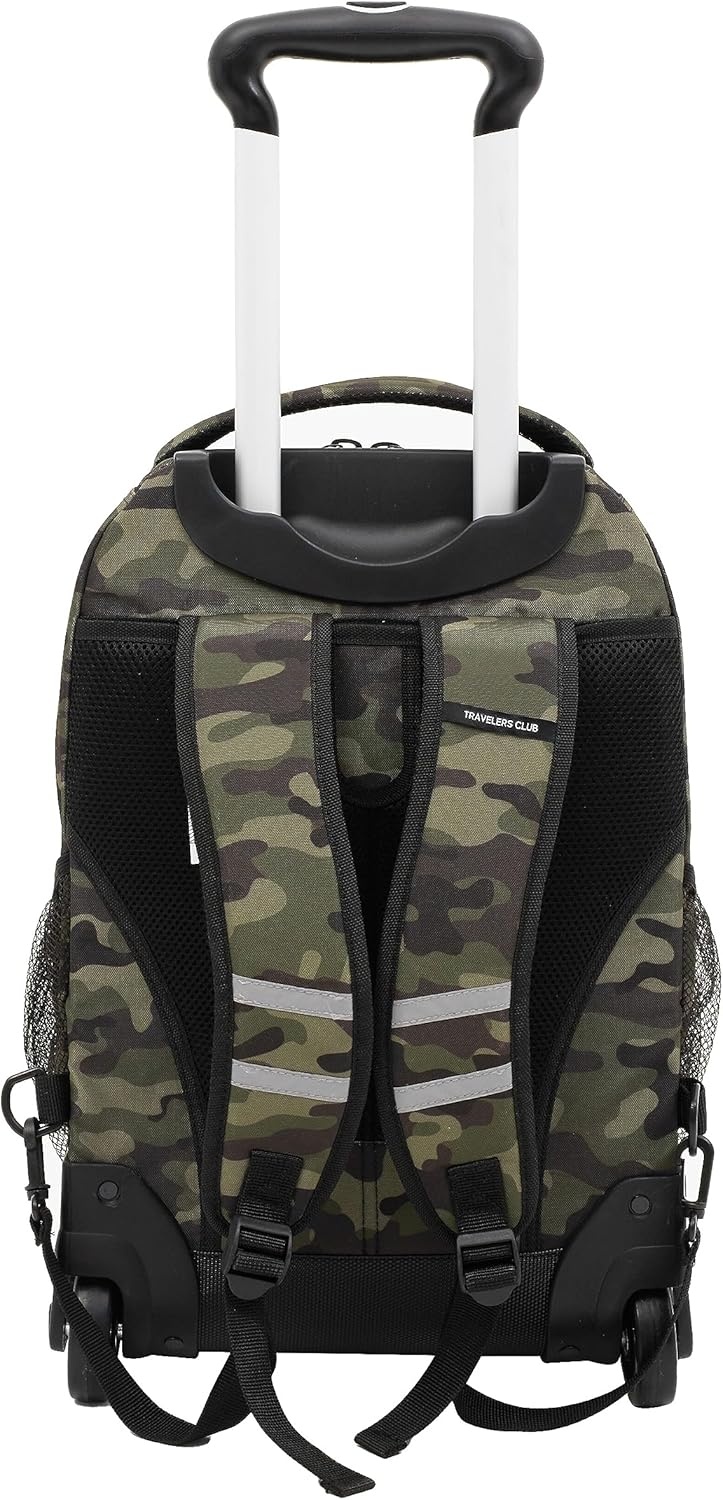image:imageTravelers Club 18 Rolling Backpack with Shoulder Straps BlackCamo