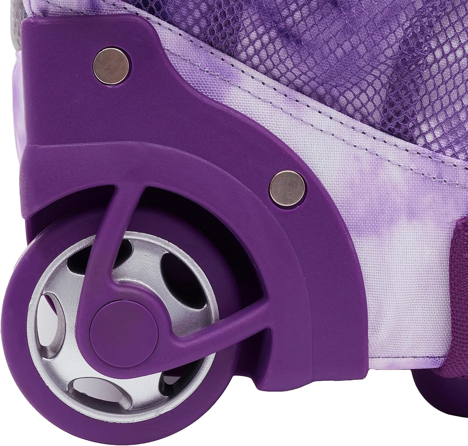 image:imageTravelers Club 18 Rolling Backpack with Shoulder Straps BlackPurple Tie