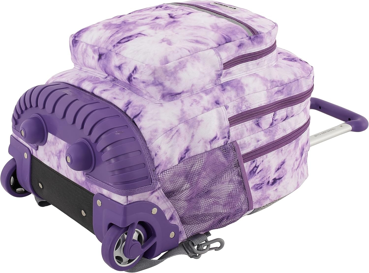 image:imageTravelers Club 18 Rolling Backpack with Shoulder Straps BlackPurple Tie