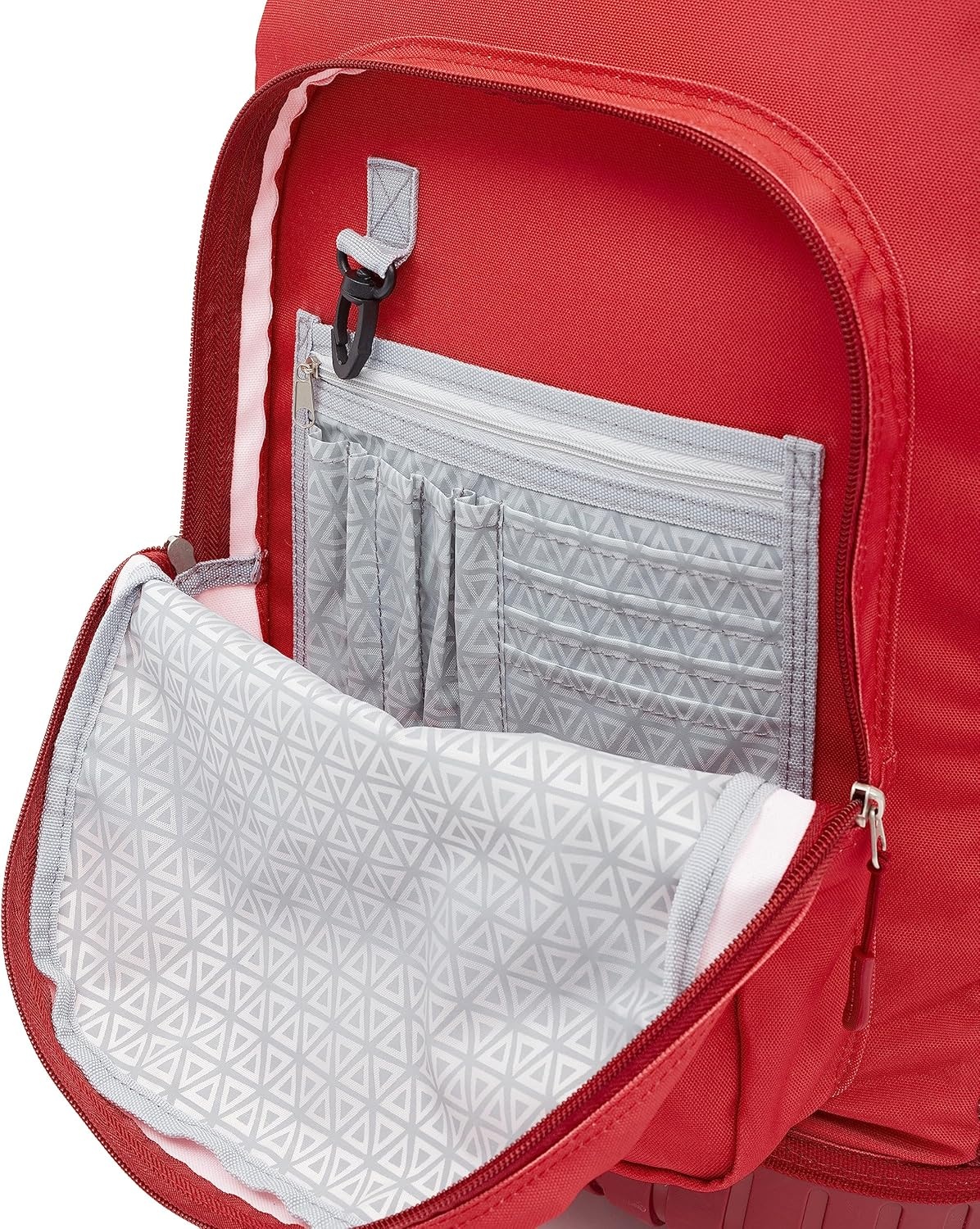 image:imageTravelers Club 18 Rolling Backpack with Shoulder Straps BlackRed