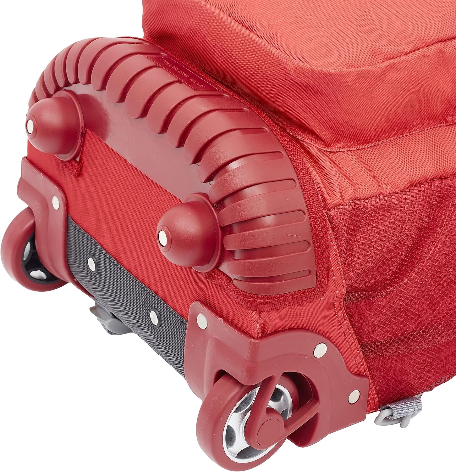image:imageTravelers Club 18 Rolling Backpack with Shoulder Straps BlackRed