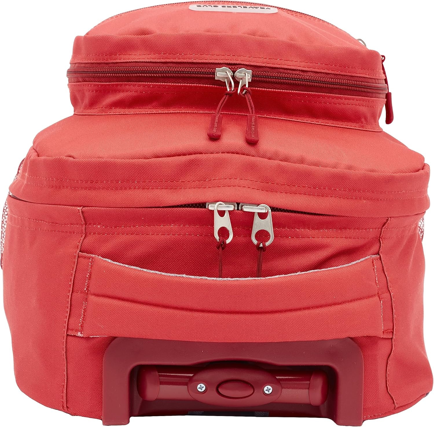 image:imageTravelers Club 18 Rolling Backpack with Shoulder Straps BlackRed