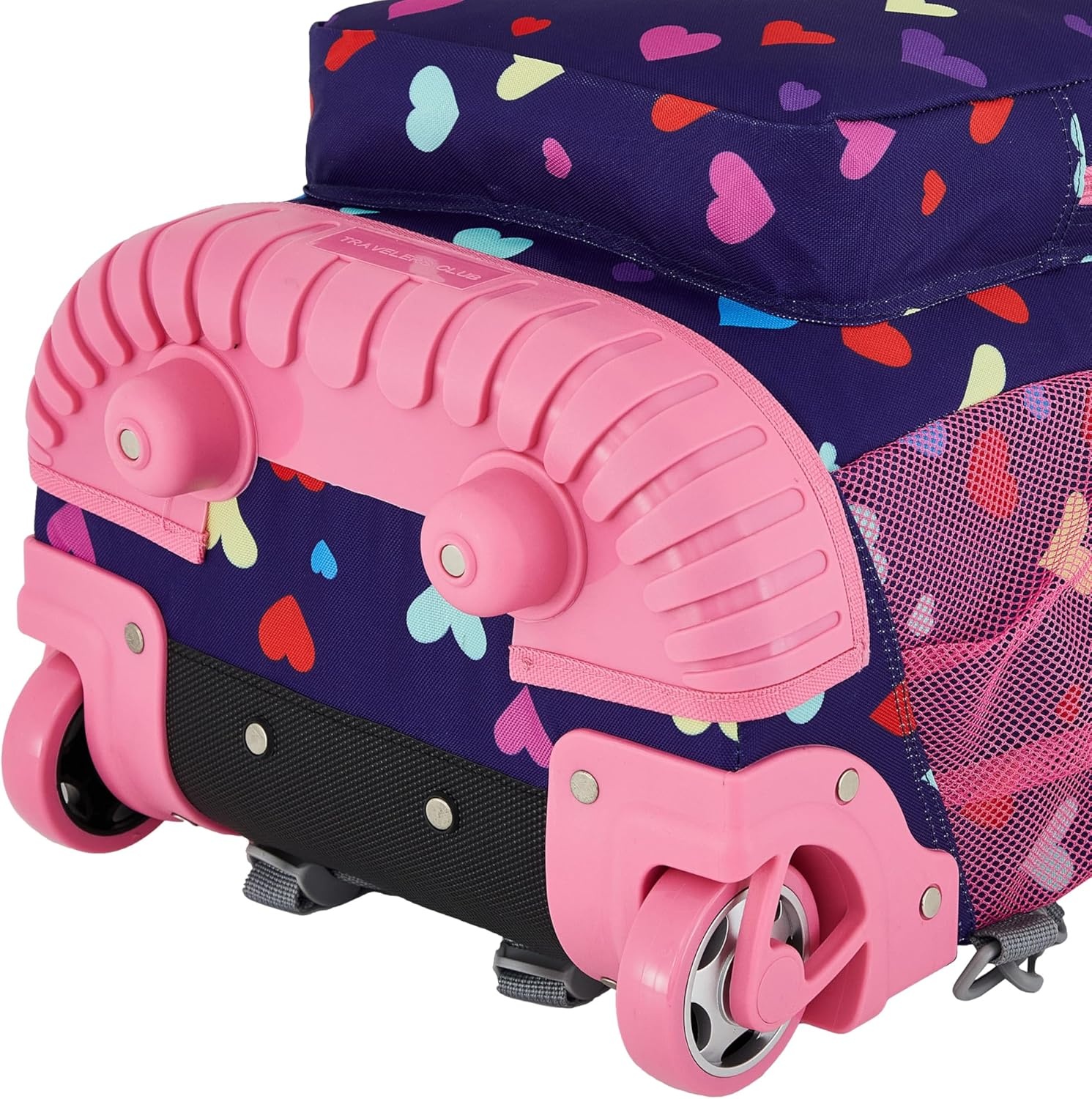image:imageTravelers Club 4 Piece Rolling Backpack Set With AccessoriesHeartHeart