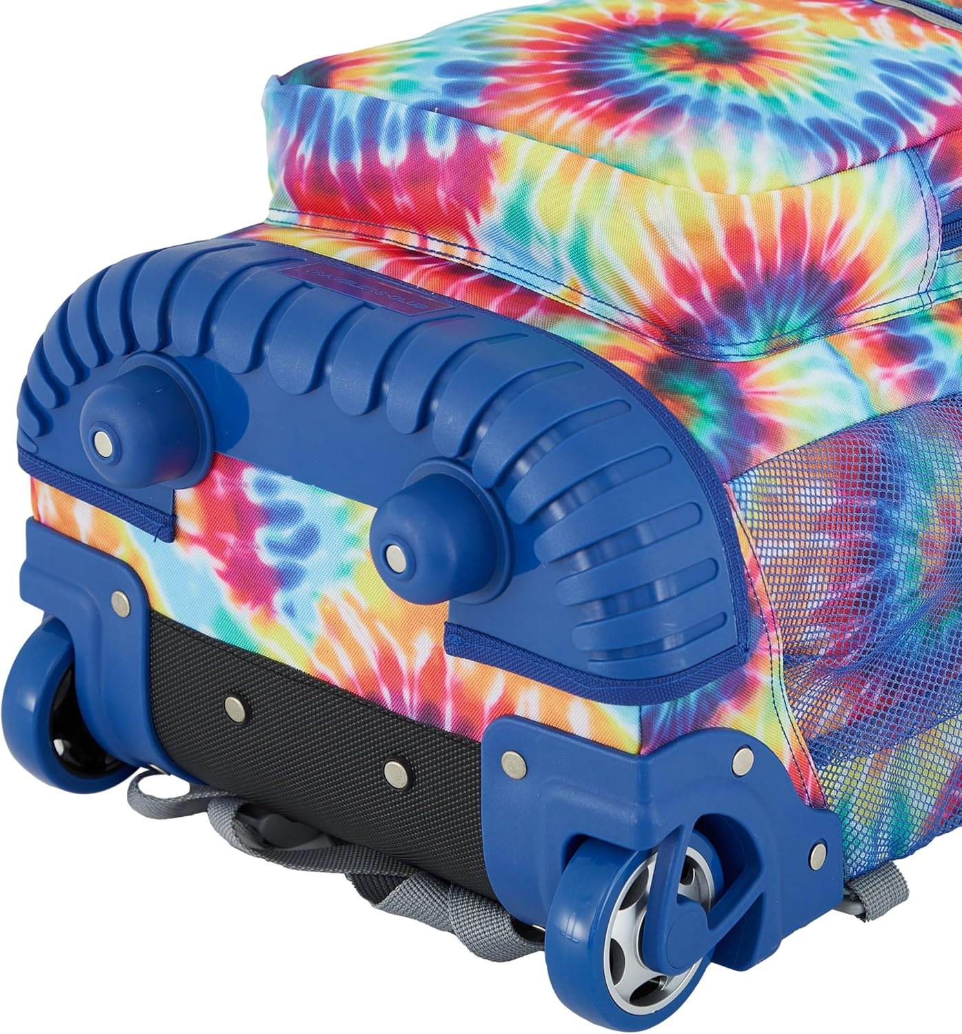 image:imageTravelers Club 4 Piece Rolling Backpack Set With AccessoriesHeartTie Dye