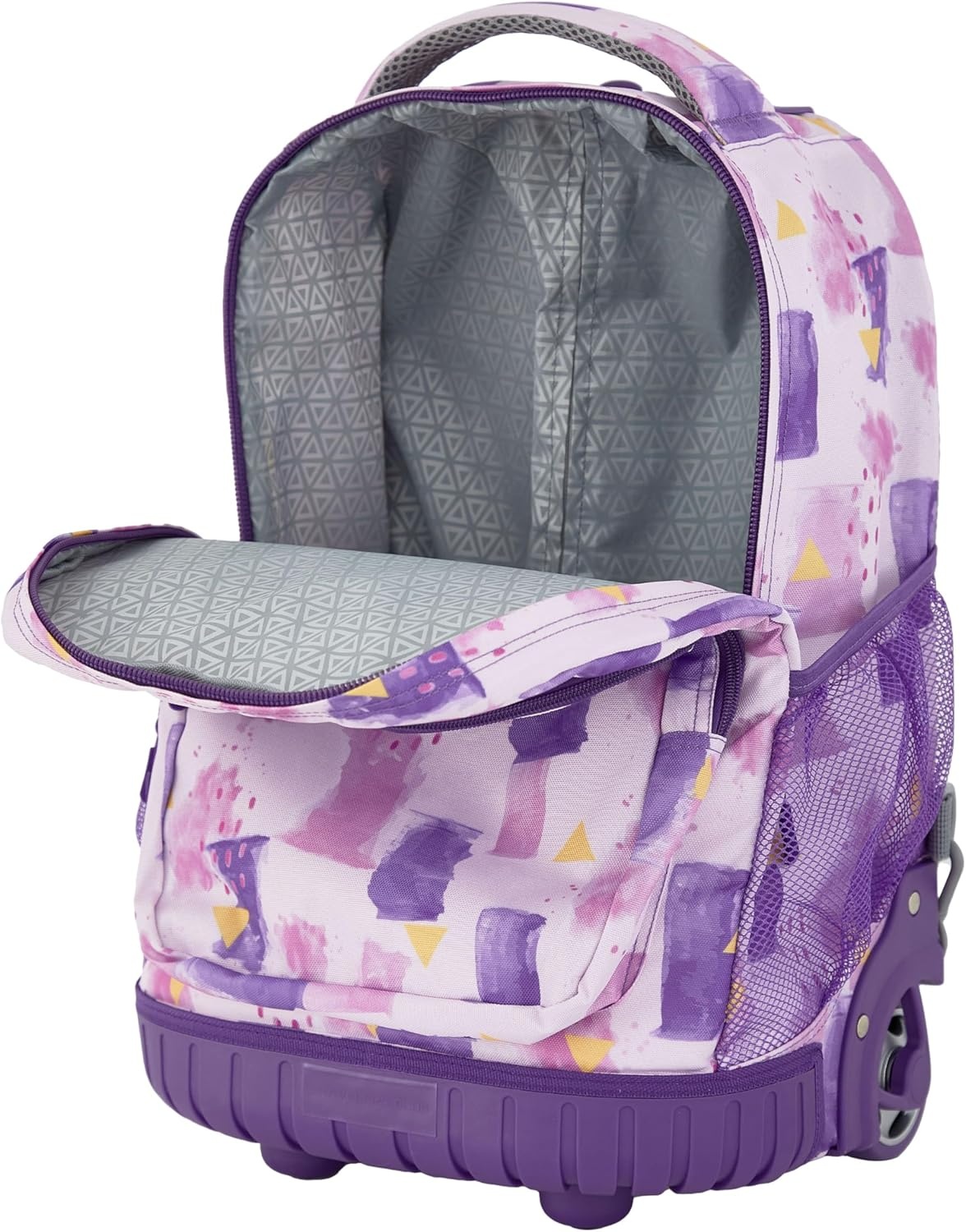 image:imageTravelers Club 4 Piece Rolling Backpack Set With AccessoriesHeartWater