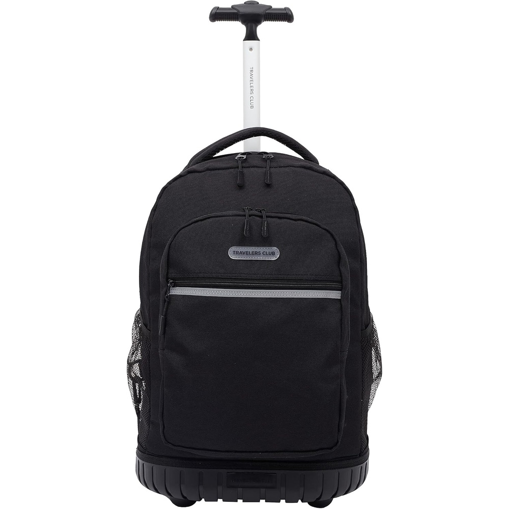 image:imageTravelers Club 18 Rolling Backpack with Shoulder Straps BlackBlack