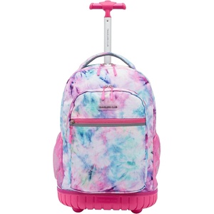 image:imageTravelers Club 18 Rolling Backpack with Shoulder Straps BlackTie Dye