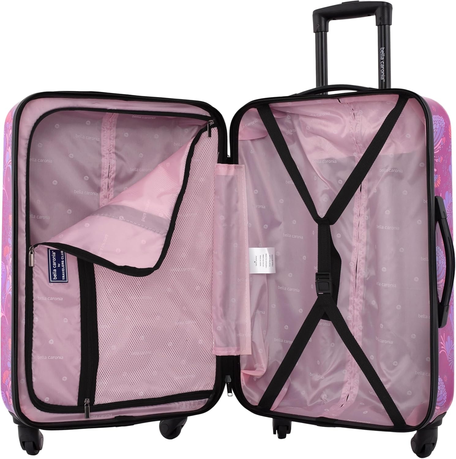 image:imageBella Caronia 3 Piece or 20 CarryOn Set Voguish Luggage Set Desert Pattern 3 Piece SetStyle Flora