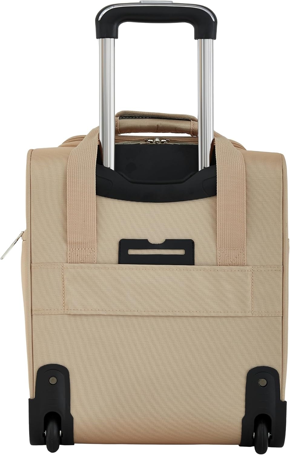 image:imageFrench Connection 16 Underseat CarryOn Luggage with USBUSBC Ports BlackToasted Almond