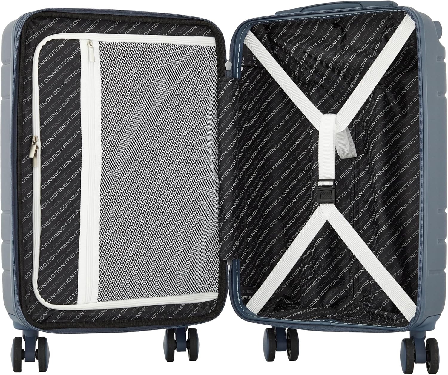 image:imageFrench Connection 2 Piece Trunk Luggage Set Quiet ShadeNavy