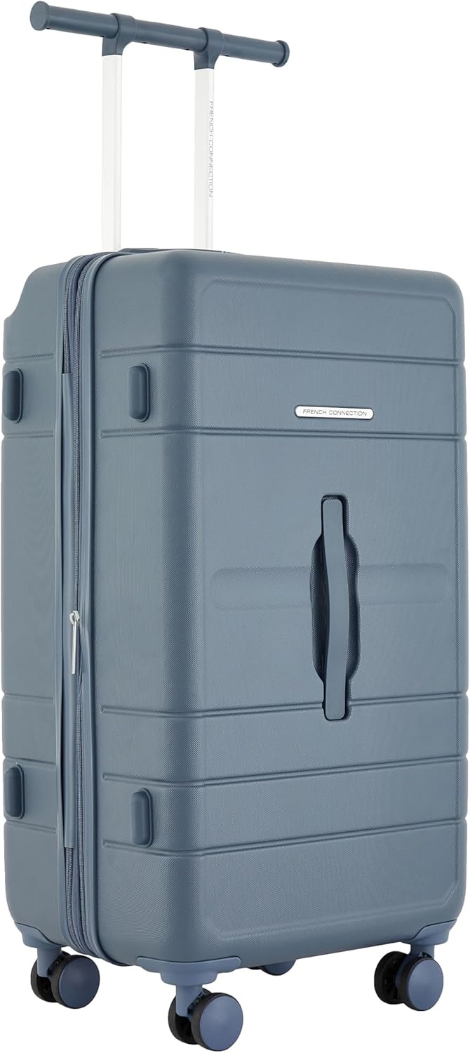 image:imageFrench Connection 2 Piece Trunk Luggage Set Quiet ShadeNavy