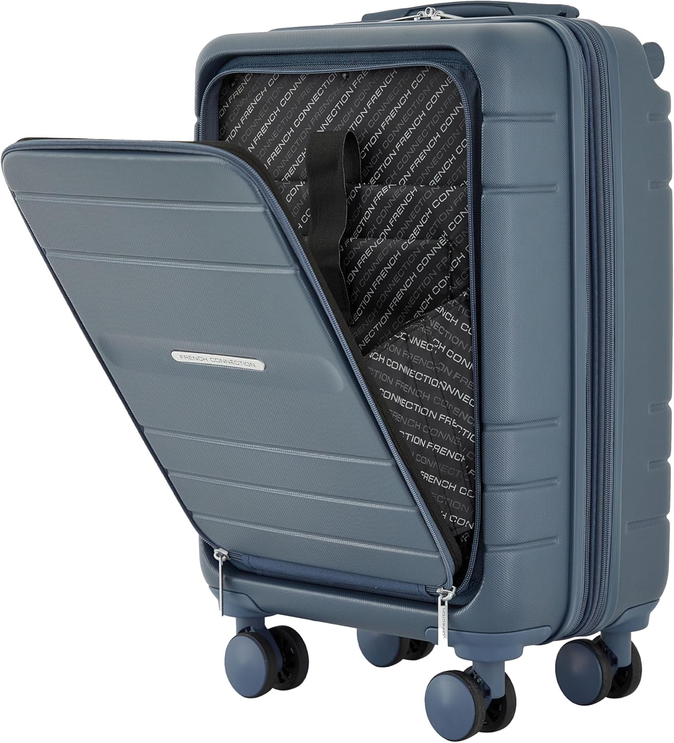 image:imageFrench Connection 2 Piece Trunk Luggage Set Quiet ShadeNavy
