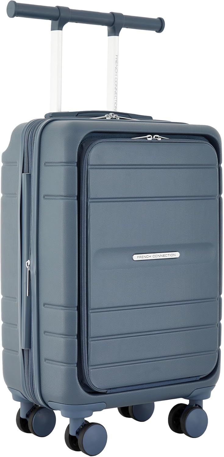 image:imageFrench Connection 2 Piece Trunk Luggage Set Quiet ShadeNavy