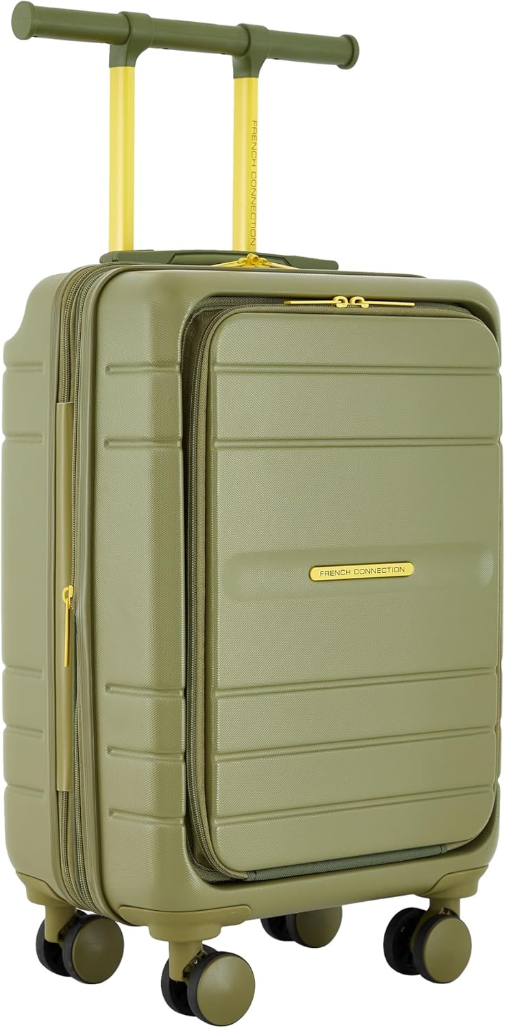 image:imageFrench Connection 2 Piece Trunk Luggage Set Quiet ShadeSage