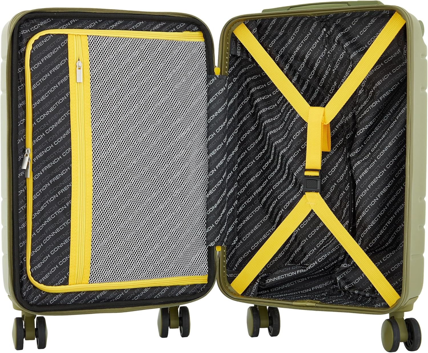 image:imageFrench Connection 2 Piece Trunk Luggage Set Quiet ShadeSage