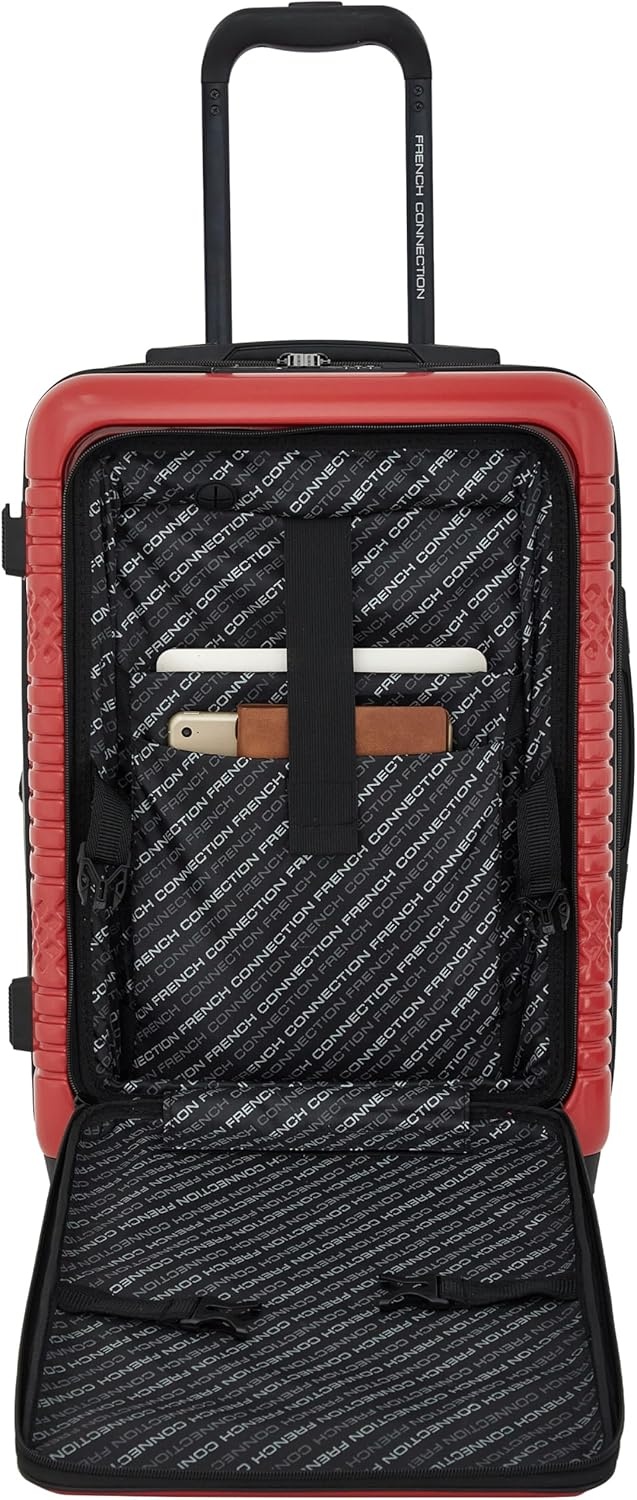 image:imageFrench Connection 5 Piece Mersai Luggage Travel Set Warm TruffleCayenne