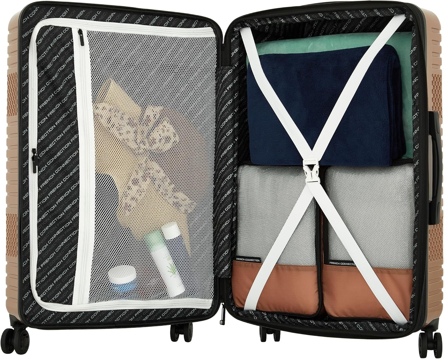 image:imageFrench Connection 5 Piece Mersai Luggage Travel Set Warm TruffleWarm Truffle