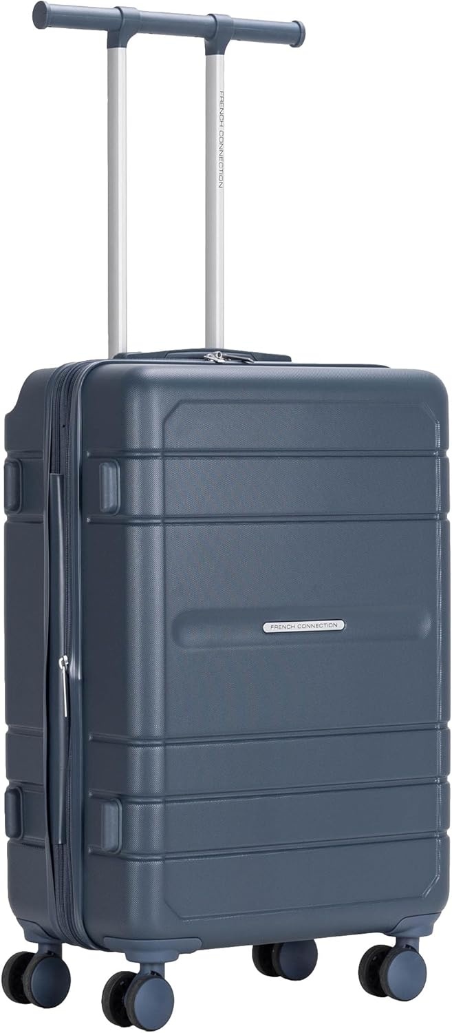 image:imageFrench Connection Le Voyage Luggage Set Quiet Shade 22 CarryOnNavy