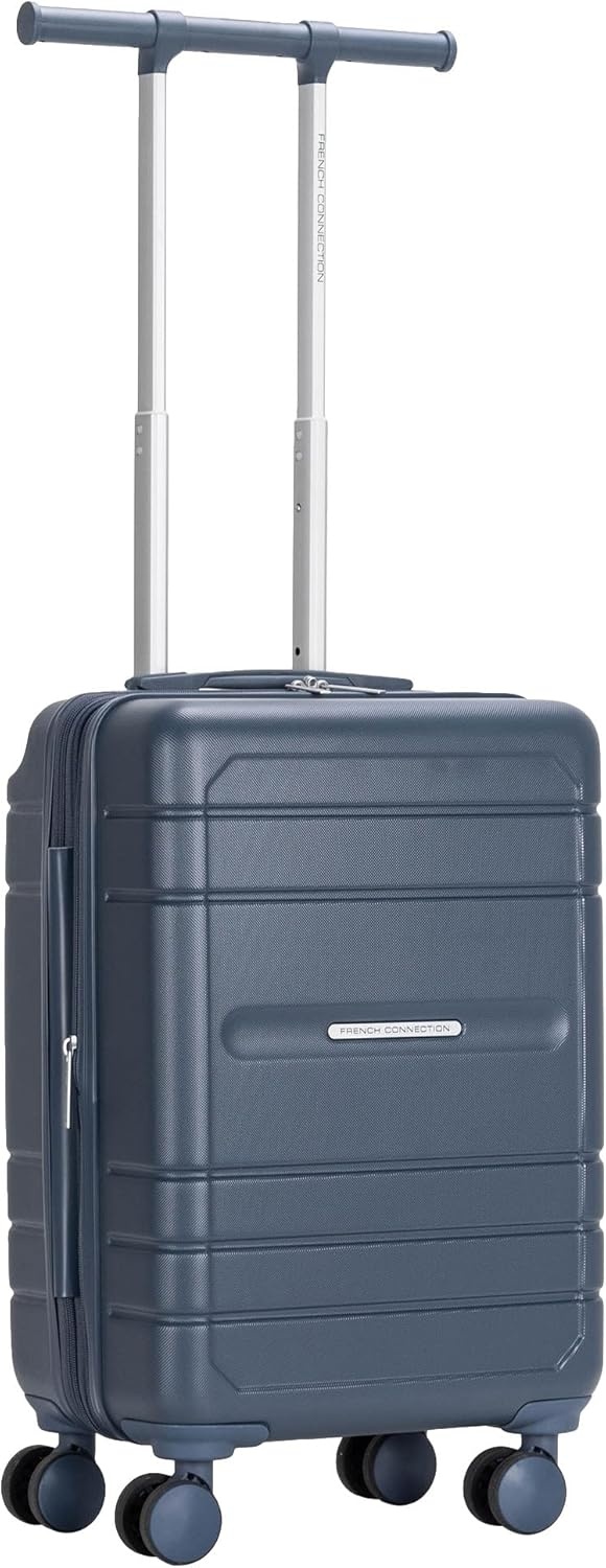 image:imageFrench Connection Le Voyage Luggage Set Quiet Shade 22 CarryOnNavy