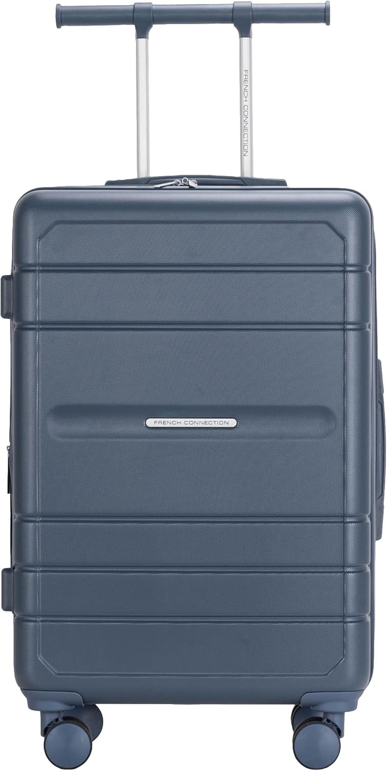 image:imageFrench Connection Le Voyage Luggage Set Quiet Shade 22 CarryOnNavy