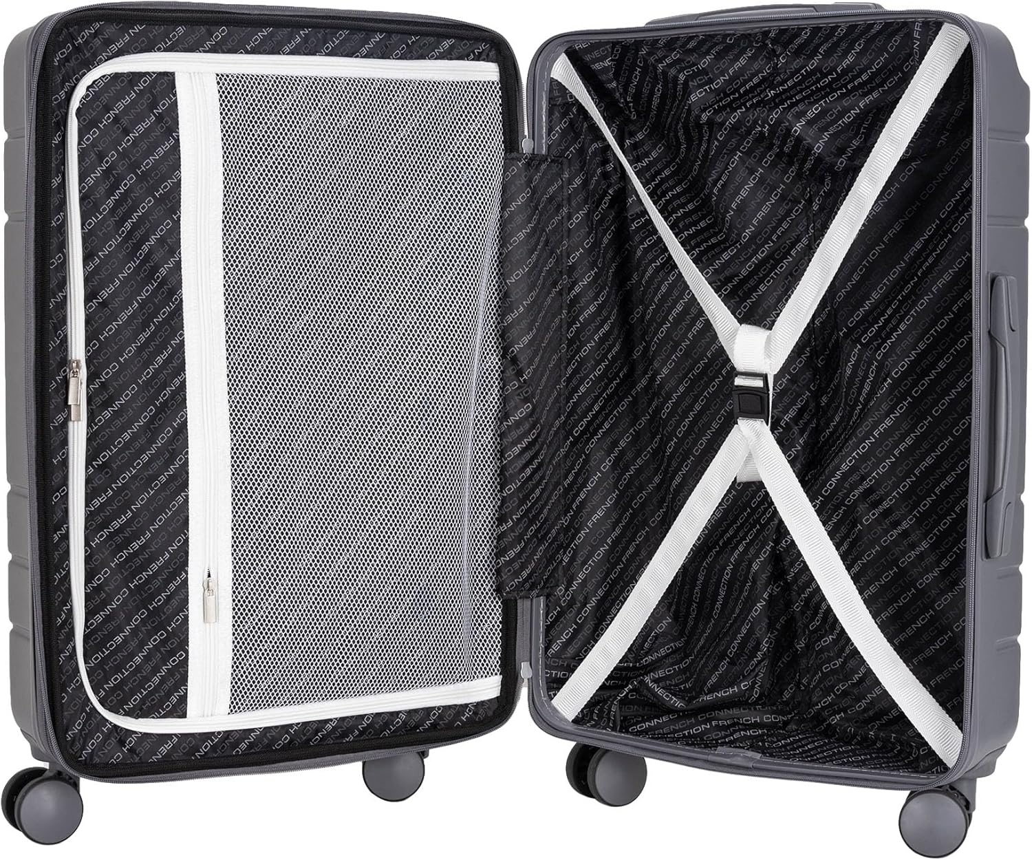 image:imageFrench Connection Le Voyage Luggage Set Quiet Shade 22 CarryOnQuiet Shade