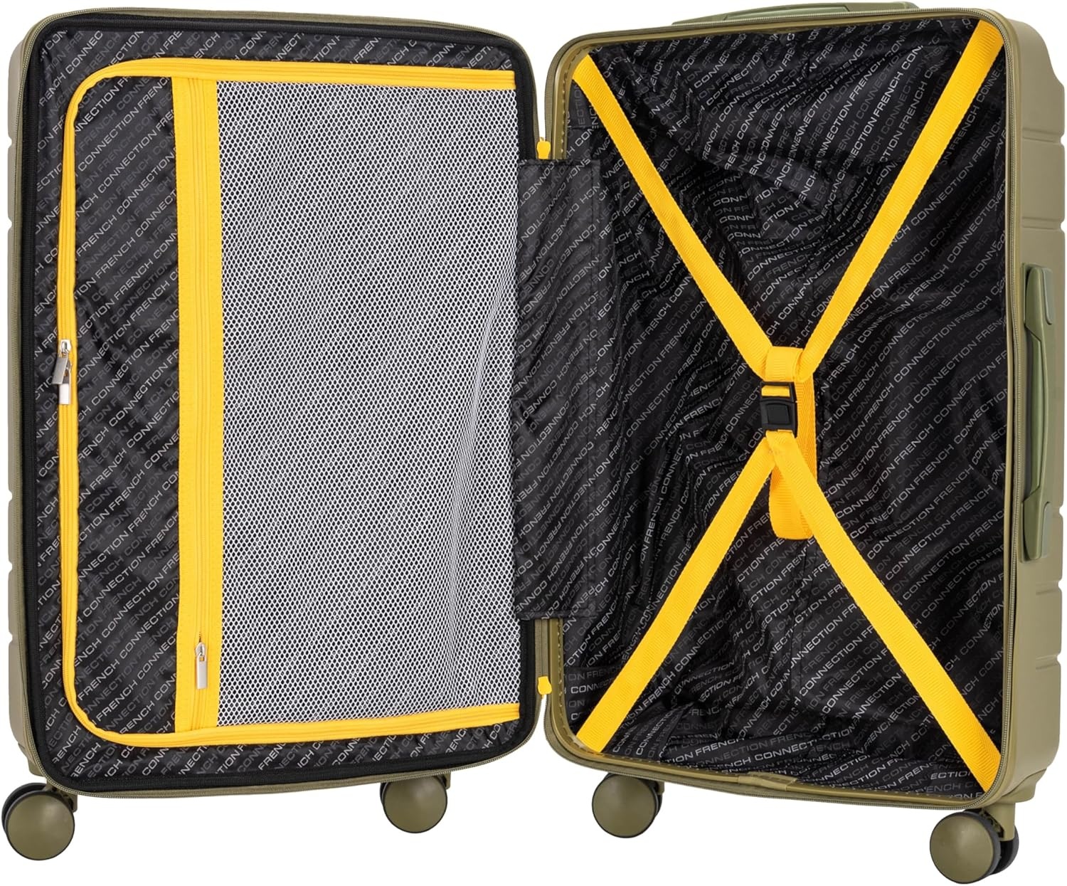 image:imageFrench Connection Le Voyage Luggage Set Quiet Shade 22 CarryOnSage