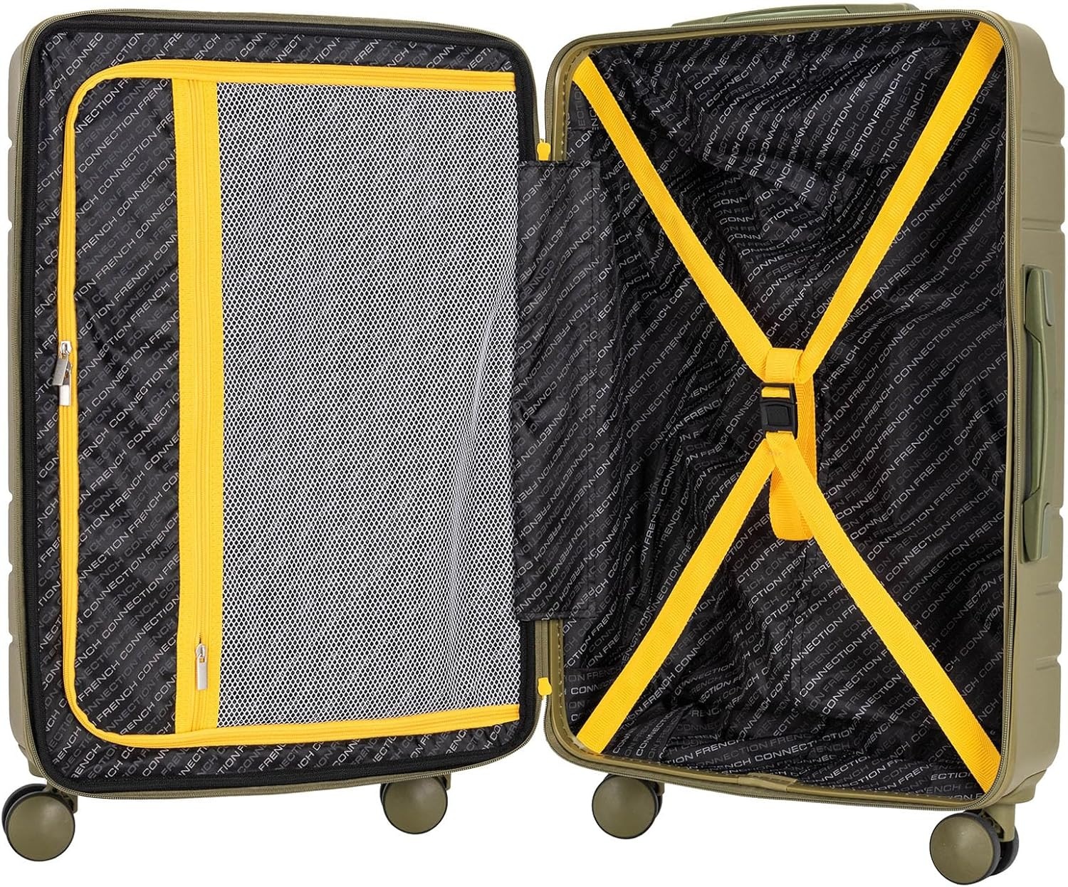image:imageFrench Connection Le Voyage Luggage Set Quiet Shade 22 CarryOnSage