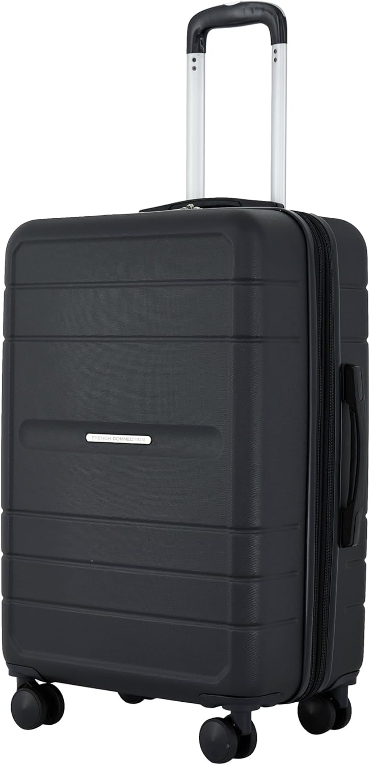 image:imageFrench Connection St Martin CarryOn Luggage with Cup HolderUSB Ports Blue DepthsBlack