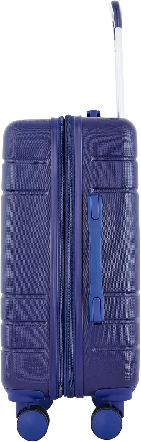 image:imageFrench Connection St Martin CarryOn Luggage with Cup HolderUSB Ports Blue DepthsBlue Depths