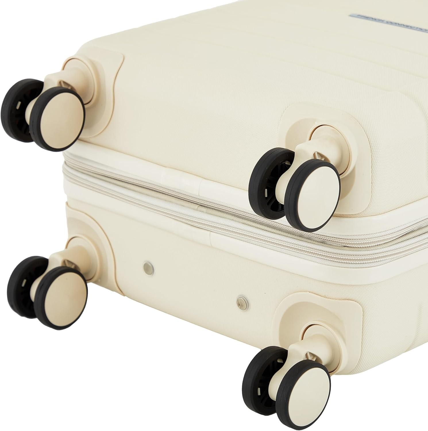 image:imageFrench Connection St Martin CarryOn Luggage with Cup HolderUSB Ports Blue DepthsWhitecap Gray