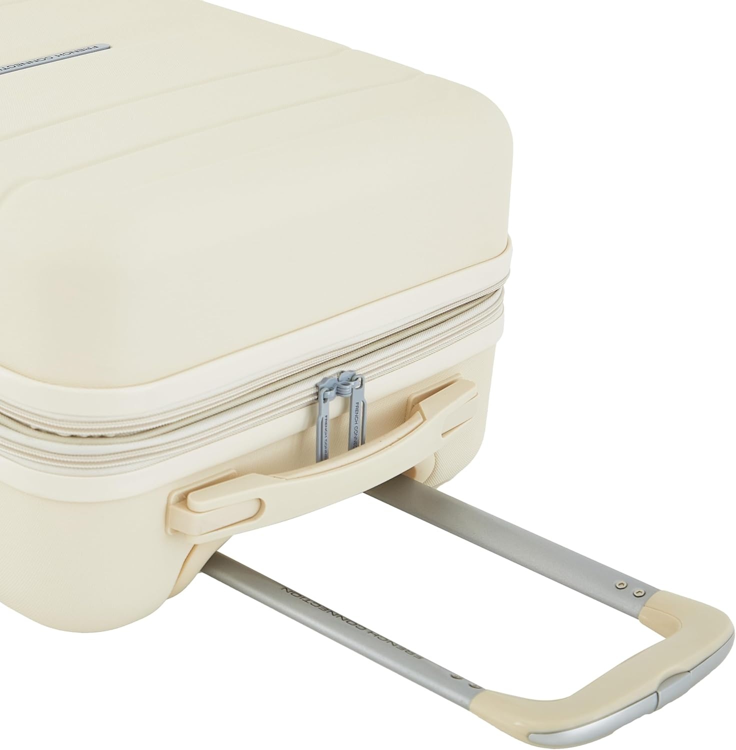 image:imageFrench Connection St Martin CarryOn Luggage with Cup HolderUSB Ports Blue DepthsWhitecap Gray