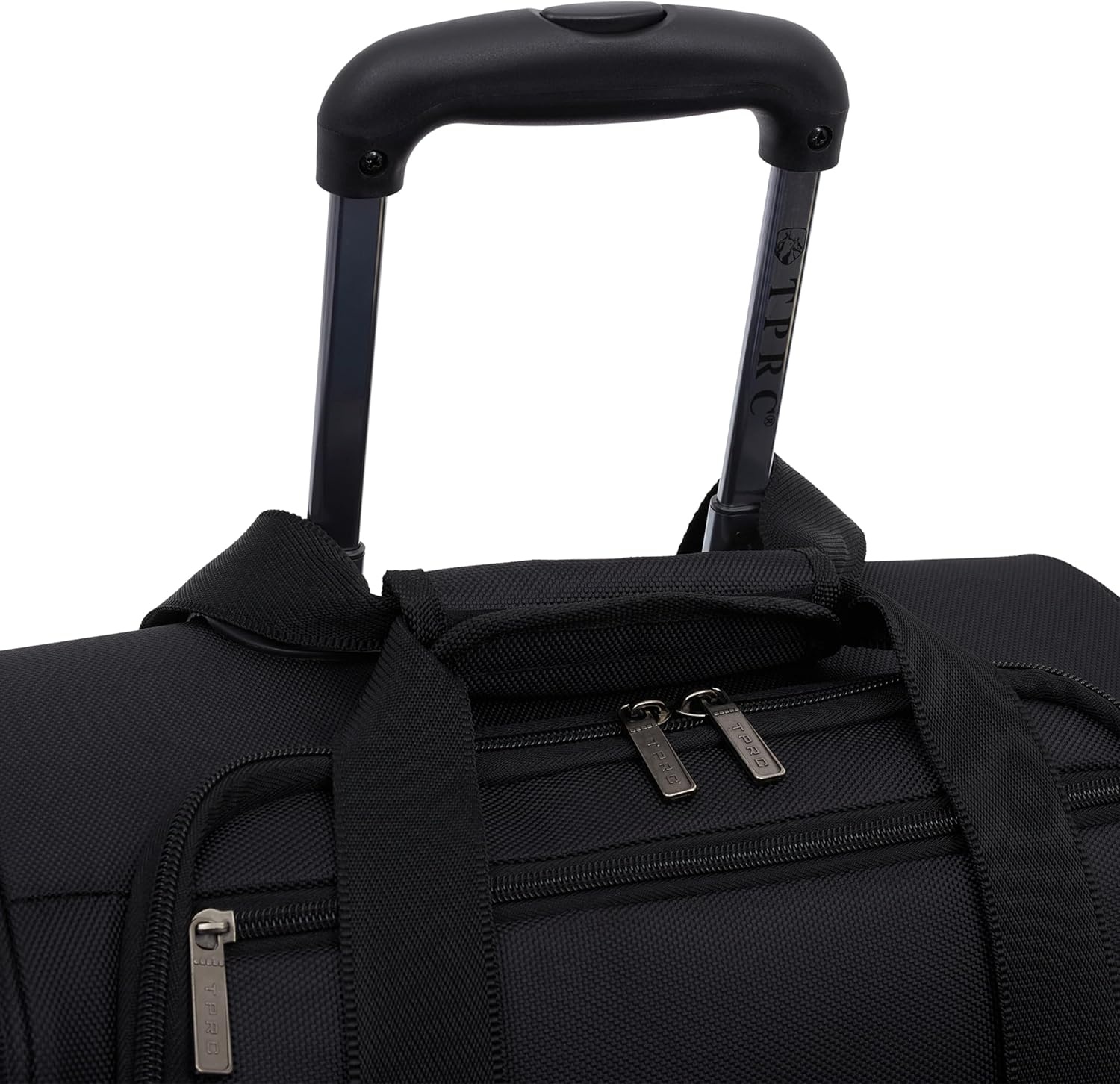 image:imageTPRC 15 Underseat CarryOn Luggage Airline Approved Personal Item with USB Charging Port PurpleBlack