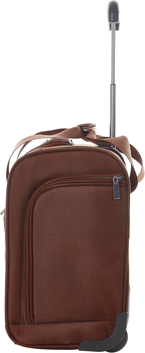 image:imageTPRC 15 Underseat CarryOn Luggage Airline Approved Personal Item with USB Charging Port PurpleBrown