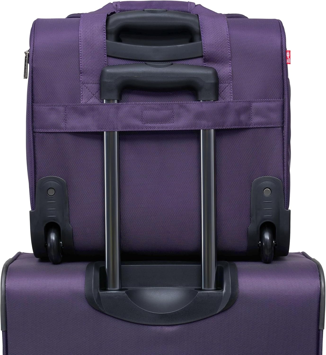 image:imageTPRC 15 Underseat CarryOn Luggage Airline Approved Personal Item with USB Charging Port PurplePurple