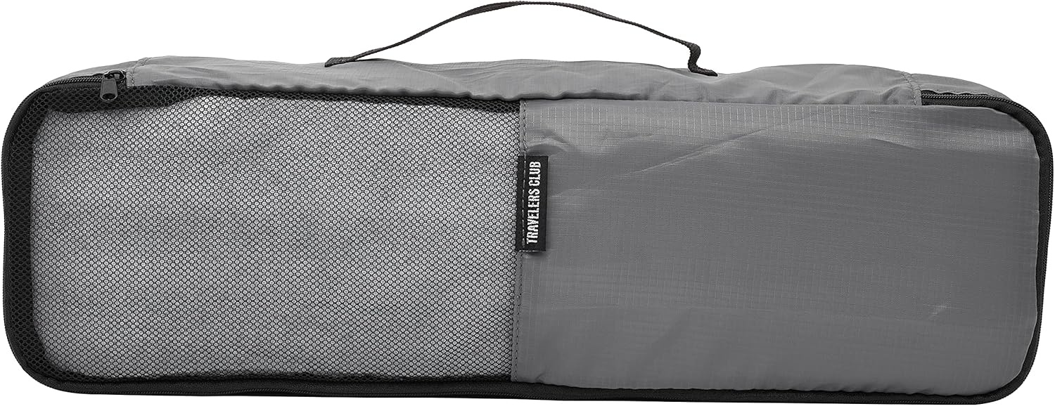 image:imageTravelers Club 14 Piece Riddock Luggage and Travel Accessories Set Navy BlueCharcoal