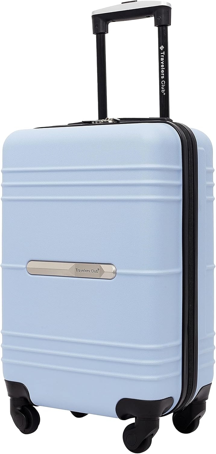 image:imageTravelers Club 22 Richmond Spinner CarryOn Luggage BoneBlue