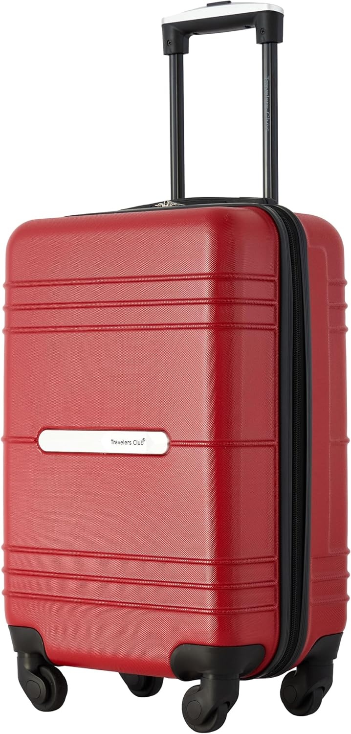 image:imageTravelers Club 22 Richmond Spinner CarryOn Luggage BoneRed
