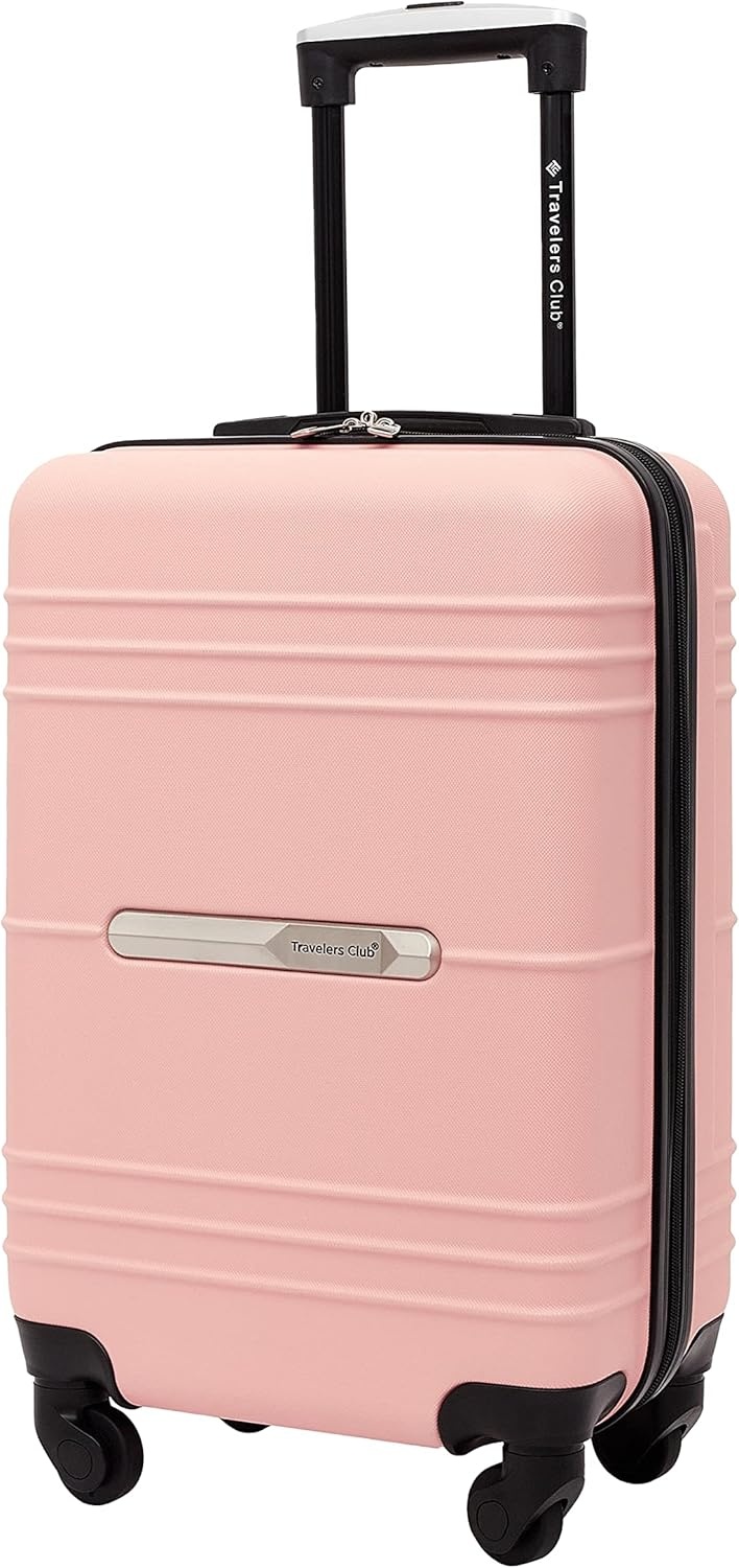 image:imageTravelers Club 22 Richmond Spinner CarryOn Luggage BoneRose Gold