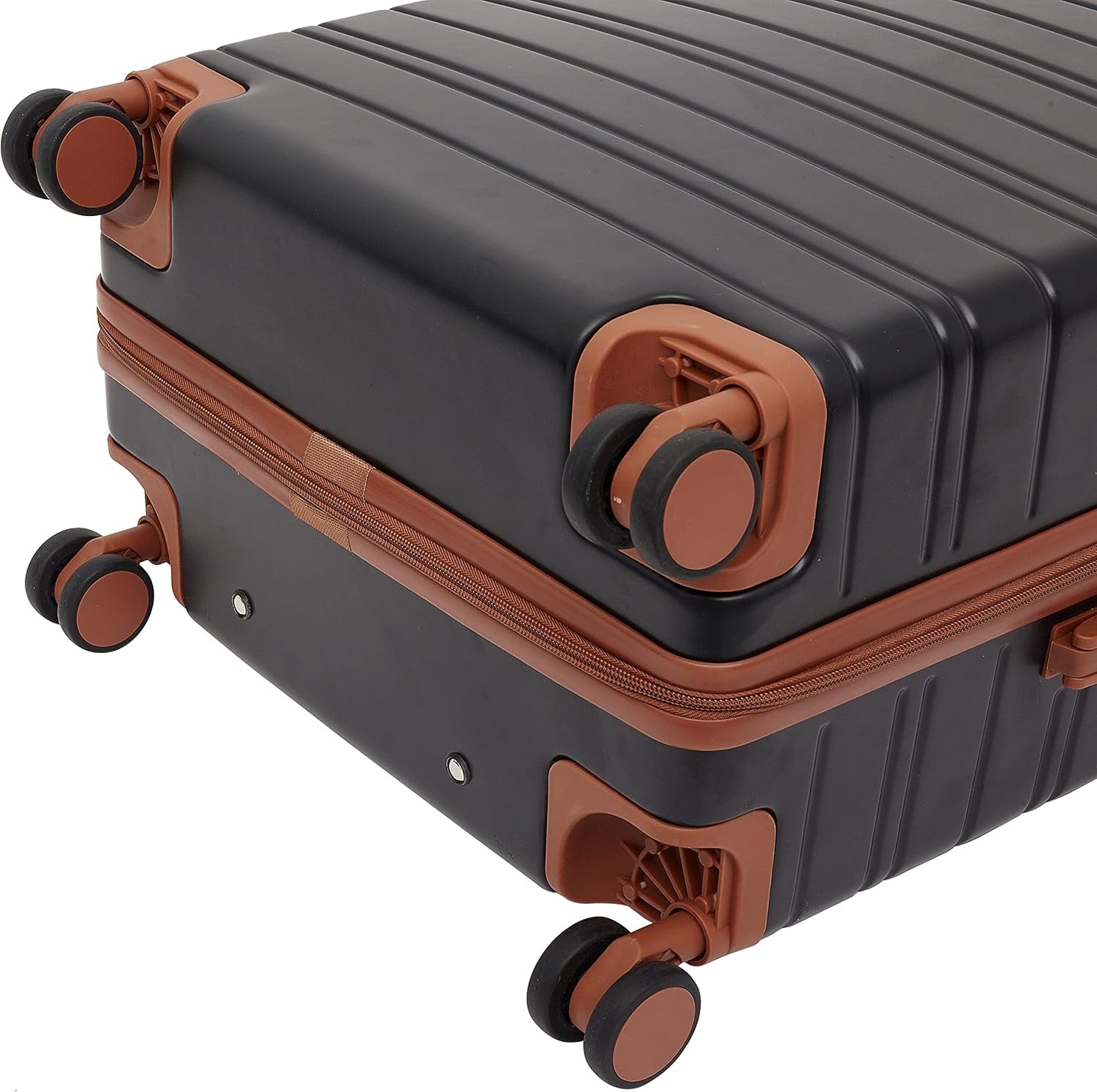 image:imageTravelers Club 2PC or 20 Navigate Luggage Set Burgundy 2PC SetBlack