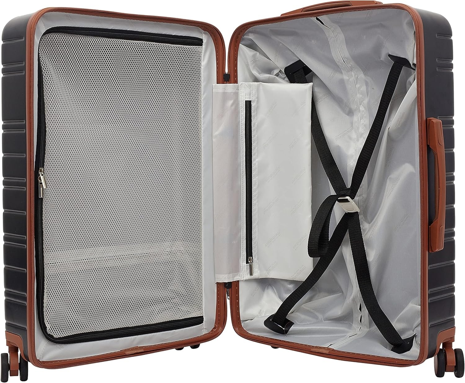 image:imageTravelers Club 2PC or 20 Navigate Luggage Set Burgundy 2PC SetBlack
